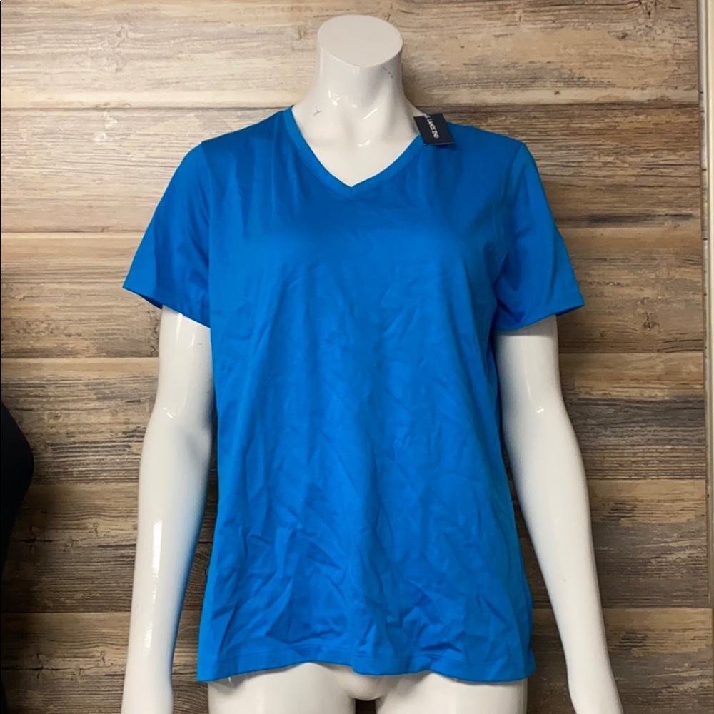 NWT Lands' End Supima Relaxed Fit Cotton SS Top XS